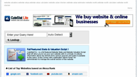 What Myvaluewebsite.com website looked like in 2014 (9 years ago)