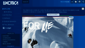 What Myluxottica.net website looked like in 2014 (9 years ago)