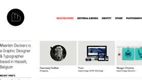 What Maartendeckers.com website looked like in 2014 (9 years ago)