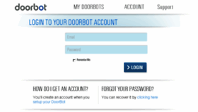 What Mydoorbot.com website looked like in 2014 (9 years ago)