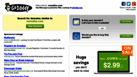 What Messlike.com website looked like in 2014 (9 years ago)