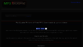 What Mp3quake.com website looked like in 2014 (9 years ago)