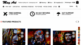 What May-art.nl website looked like in 2014 (10 years ago)