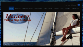 What Marinersyachts.us website looked like in 2014 (9 years ago)