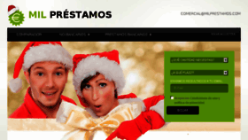 What Milprestamos.com website looked like in 2014 (9 years ago)