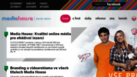 What Mediahouse.cz website looked like in 2015 (9 years ago)