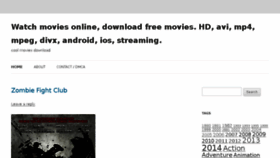 What Mega-movie.net website looked like in 2015 (9 years ago)