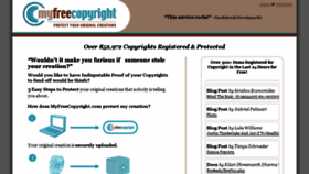 What Myfreecopyright.com website looked like in 2015 (9 years ago)
