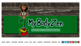 What Mybodyzen.com website looked like in 2015 (9 years ago)