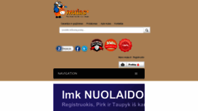 What Mulas.lt website looked like in 2015 (9 years ago)