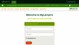What Mylampiris.be website looked like in 2015 (9 years ago)