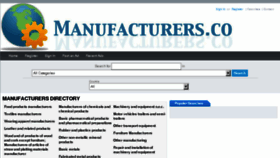 What Manufacturers.co website looked like in 2015 (9 years ago)