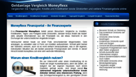 What Moneyflexx.com website looked like in 2015 (9 years ago)
