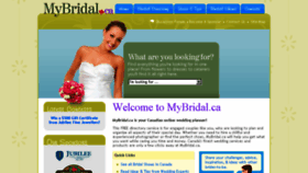 What Mybridal.com website looked like in 2015 (9 years ago)