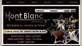 What Montblancdeportes.com website looked like in 2015 (9 years ago)