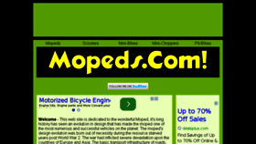 What Mopeds.com website looked like in 2015 (9 years ago)