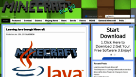 What Minecraftblog.com website looked like in 2015 (9 years ago)