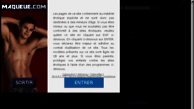 What Maqueue.com website looked like in 2015 (9 years ago)
