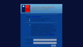 What Mail.minvu.cl website looked like in 2015 (9 years ago)
