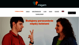 What Migam.pl website looked like in 2015 (9 years ago)