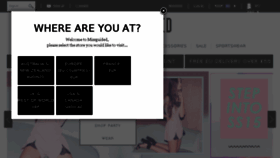 What Missguided.eu website looked like in 2015 (9 years ago)