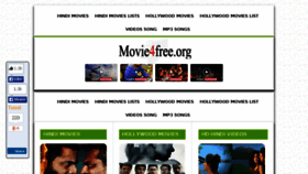 What Movie4free.org website looked like in 2015 (9 years ago)