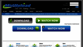 What Midupload.com website looked like in 2015 (9 years ago)
