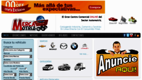 What Mercamotriz.com website looked like in 2015 (9 years ago)