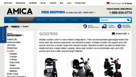 What Mobilityscooterusa.com website looked like in 2015 (9 years ago)