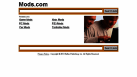 What Mods.com website looked like in 2015 (9 years ago)