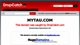 What Mytau.com website looked like in 2015 (9 years ago)