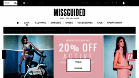 What Missguidedau.com website looked like in 2015 (9 years ago)