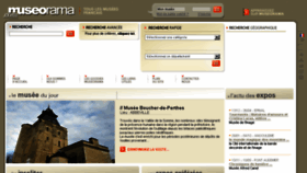 What Museorama.com website looked like in 2015 (9 years ago)