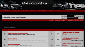 What Motorworld.net website looked like in 2015 (9 years ago)