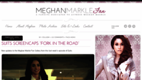 What Meghan-markle.com website looked like in 2015 (9 years ago)