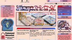 What Myriapoupie.com website looked like in 2015 (9 years ago)