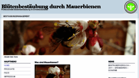 What Mauerbienen-im-erwerbsobstbau.de website looked like in 2015 (9 years ago)