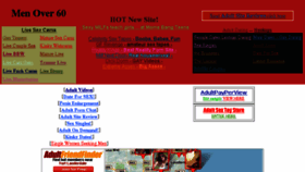 What Menover60.com website looked like in 2015 (9 years ago)