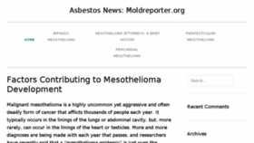 What Moldreporter.org website looked like in 2015 (9 years ago)