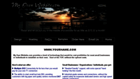 What Myownwebsite.com website looked like in 2015 (9 years ago)
