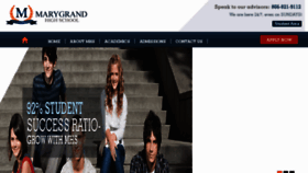 What Marygrandhighschool.com website looked like in 2015 (9 years ago)