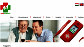 What Mobilgondozas.hu website looked like in 2015 (9 years ago)