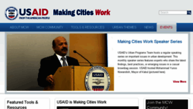 What Makingcitieswork.org website looked like in 2015 (9 years ago)
