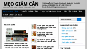 What Meogiamcan.com website looked like in 2015 (9 years ago)