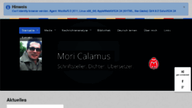 What Moricalamus.ch website looked like in 2015 (9 years ago)