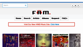 What Musicfire.in website looked like in 2015 (9 years ago)
