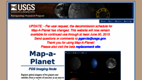 What Mapaplanet.org website looked like in 2015 (9 years ago)