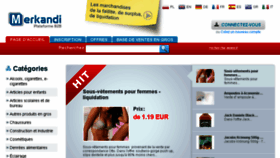 What Merkandi.fr website looked like in 2015 (9 years ago)
