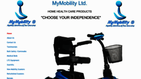 What Mymobility.ca website looked like in 2015 (9 years ago)