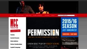 What Mcctheater.com website looked like in 2015 (9 years ago)